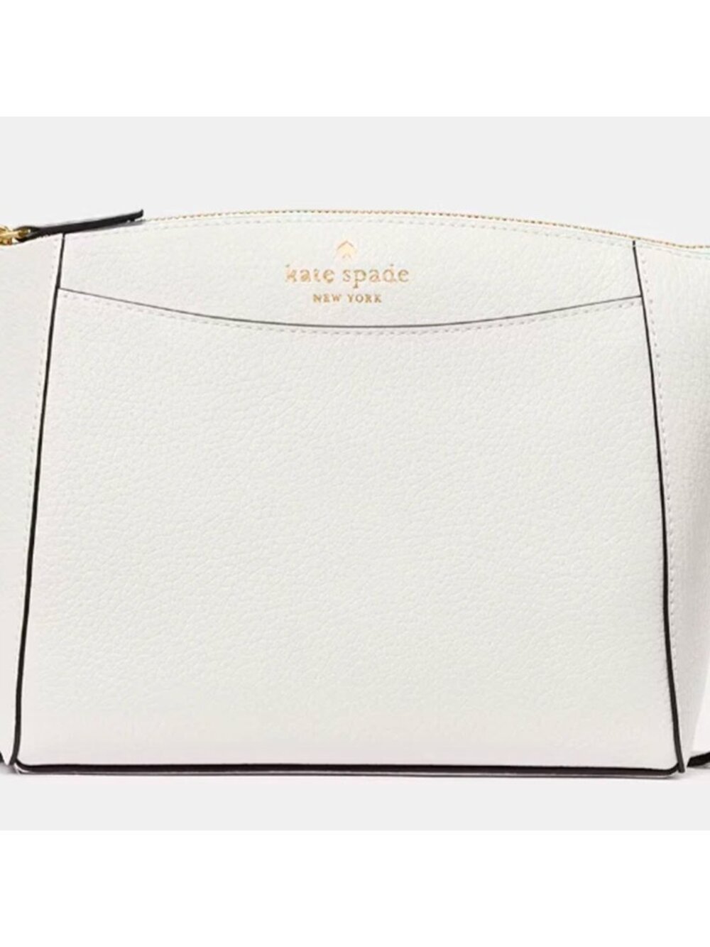 S Kate Spade Monica Crossbody Bag Meringue White Leather Purse WKR00258 NWT $279